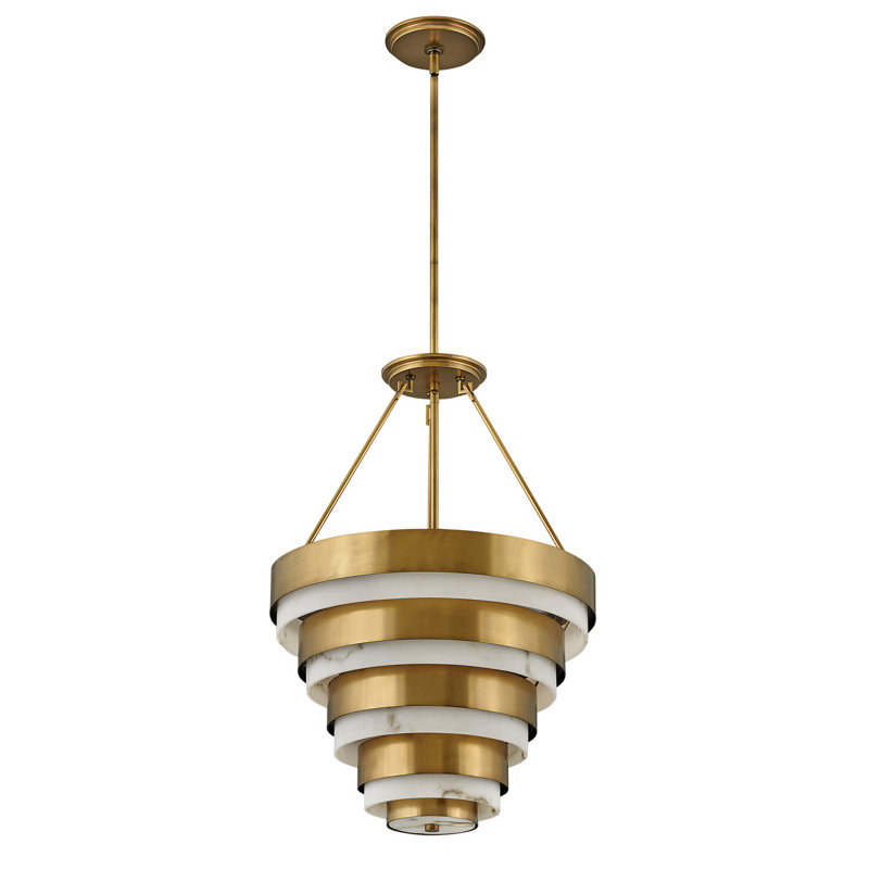 Echelon Four-Light Tiered Chandelier by Lisa McDennon