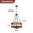 4-Light Drum Farmhouse Dining Room Chandelier