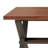 Kristofer 63" Kitchen Dining Table with Storage Shelves-121936514