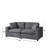 Cassandra Modular  2-Piece Sofa - Charcoal