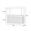 Réservoir d'aquarium rectangulaire simple et moderne Eco-106973593-106973595