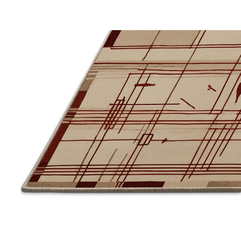 Diagonal Drift Rug, Square 4'