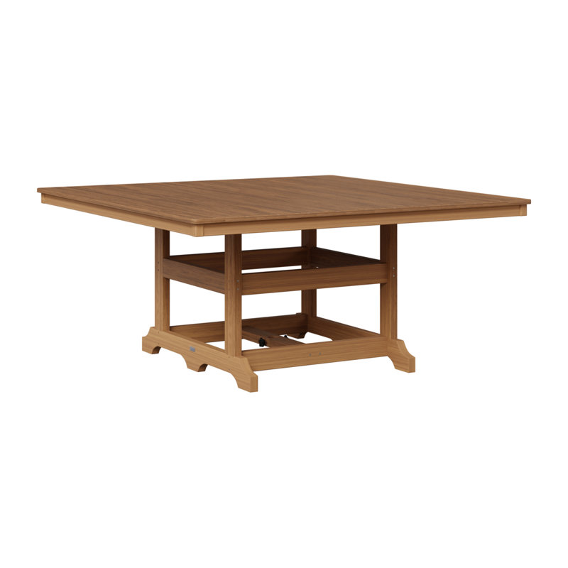 Table de salle à manger Berlin Classic, Acajou antique, Teck naturel