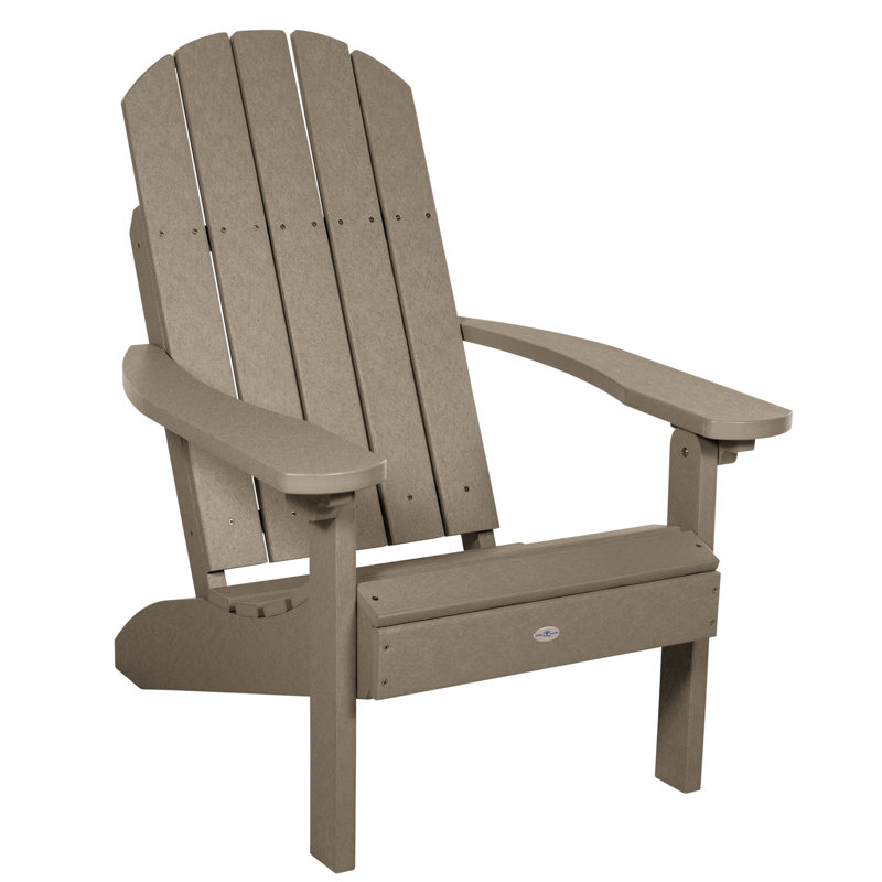 Chaise Adirondack d'extérieur Willmar Classic, Brun clair