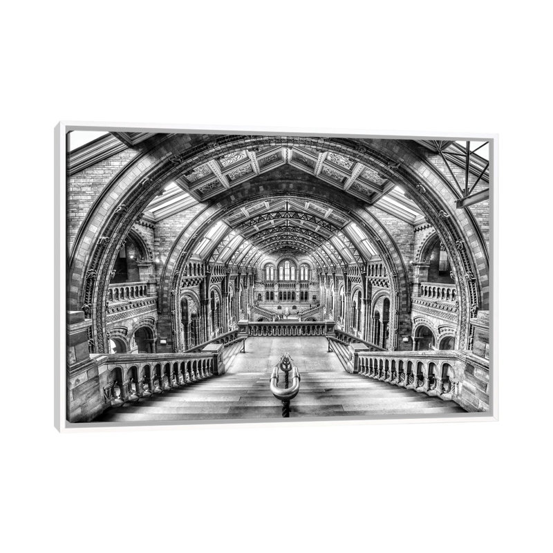 London Gallery by Marc Pelissier - Floater Frame Print on Canvas