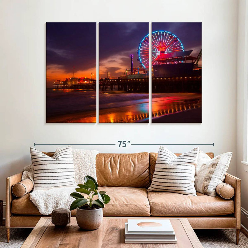 Kerner Santa Monica Pier Fair, 36" H x 57" W
