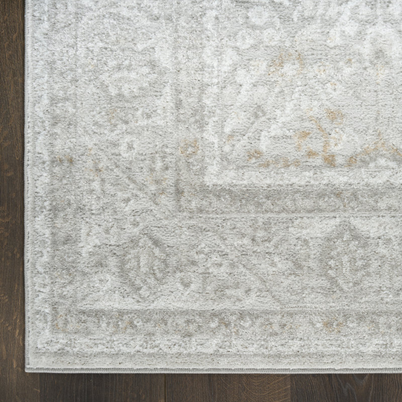 Leuchte 2' x 4' Grey Vintage Indoor Rug, Runner 2' x 4'