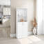Armoire multi-rangement avec 5 compartiments et 2 portes