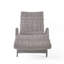 Chaise longue en osier crème
