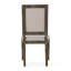 Chaises de salle à manger en tissu bleu marine 2 - pratiques et élégantes 2 dans un dossier solide, facile d'entretien-870795153
