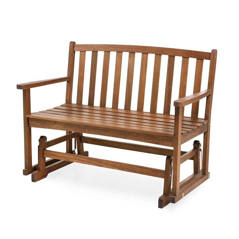 Lancaster Gliding Solid Wood Bench