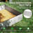 6-Pack 20 FT Galvanized Metal Landscape Edging Heavy-Duty Metal Garden Border
