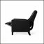Chaise classique en tissu gris foncé avec accoudoirs rivetés élégants et pieds en bois de bouleau durable pour un confort moderne-1423025809
