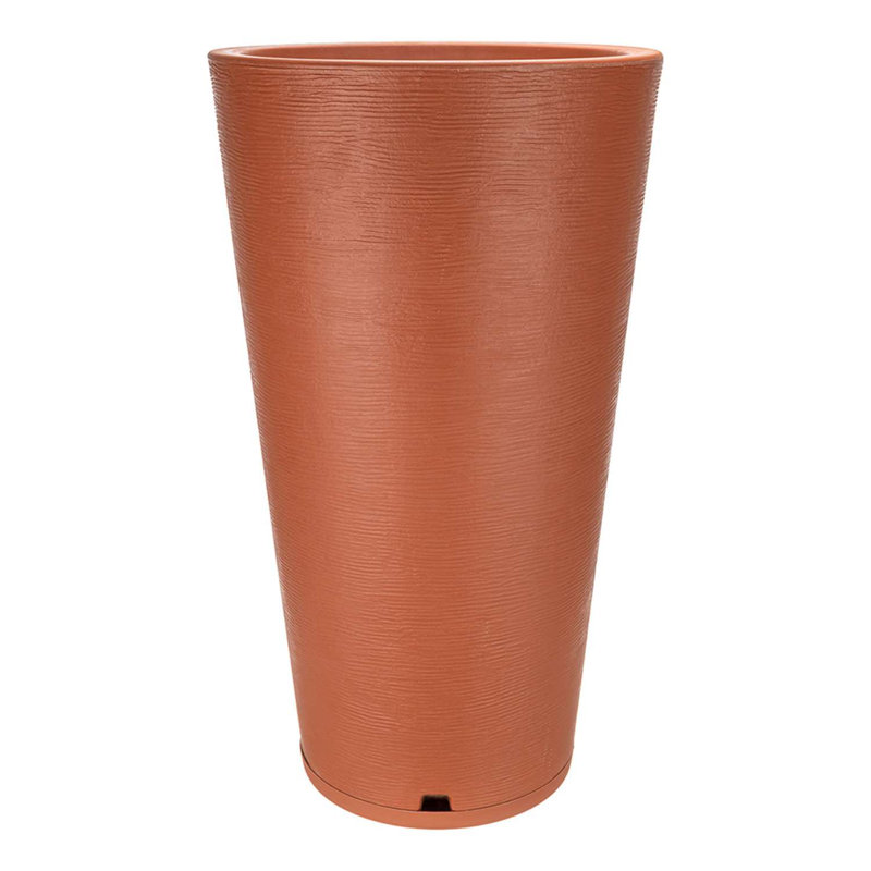 Genebra Pot Planter, Terracotta, 31.5" H x 18.11" W x 18.11" D