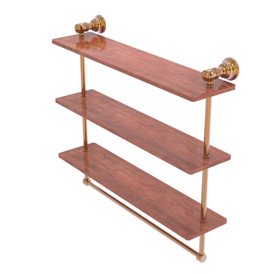 Freyja 3 Piece Solid Wood Tiered Shelf