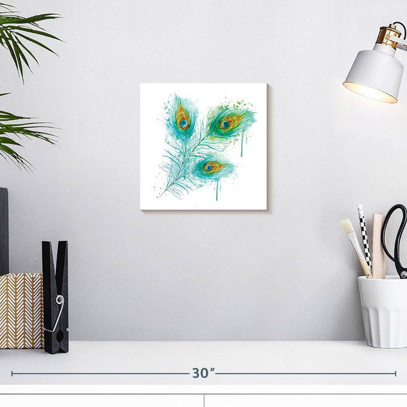 Plumes de paon Kerner Splash, H 10 po x l 10 po