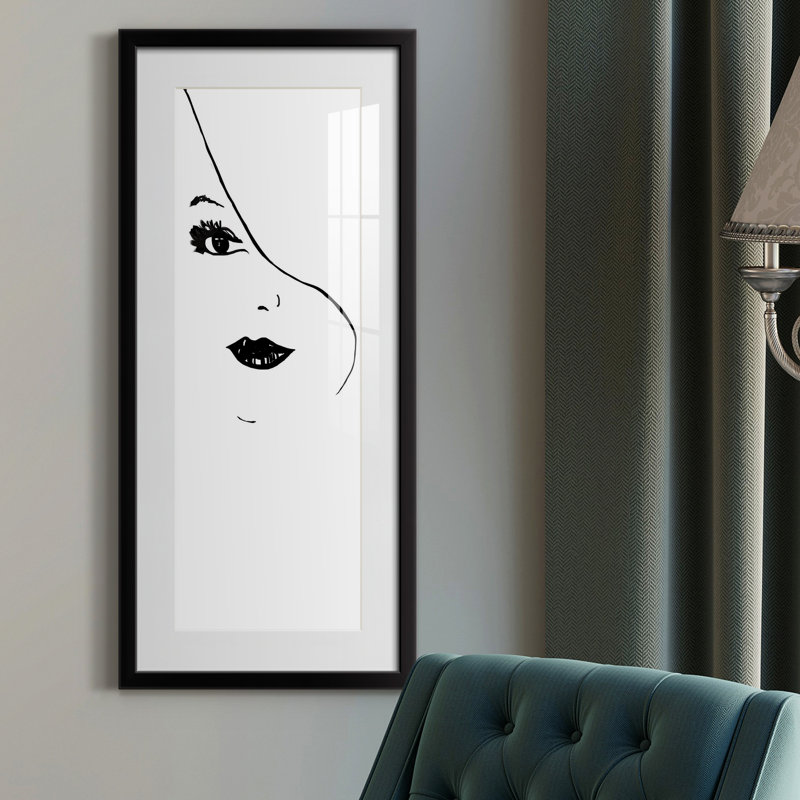 " Fashion Sketch II ", Black