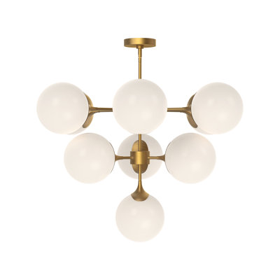 Nedra 10 Light Metal Chandelier