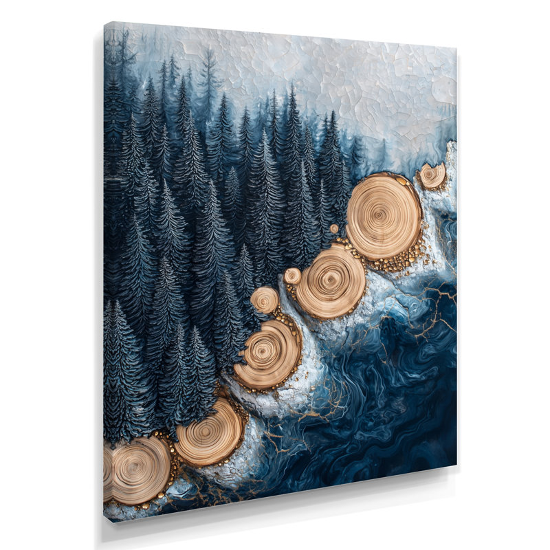 Salon d'art mural Ghica, H 20 po x l 12 po, Toile tendue, Ne s’applique pas