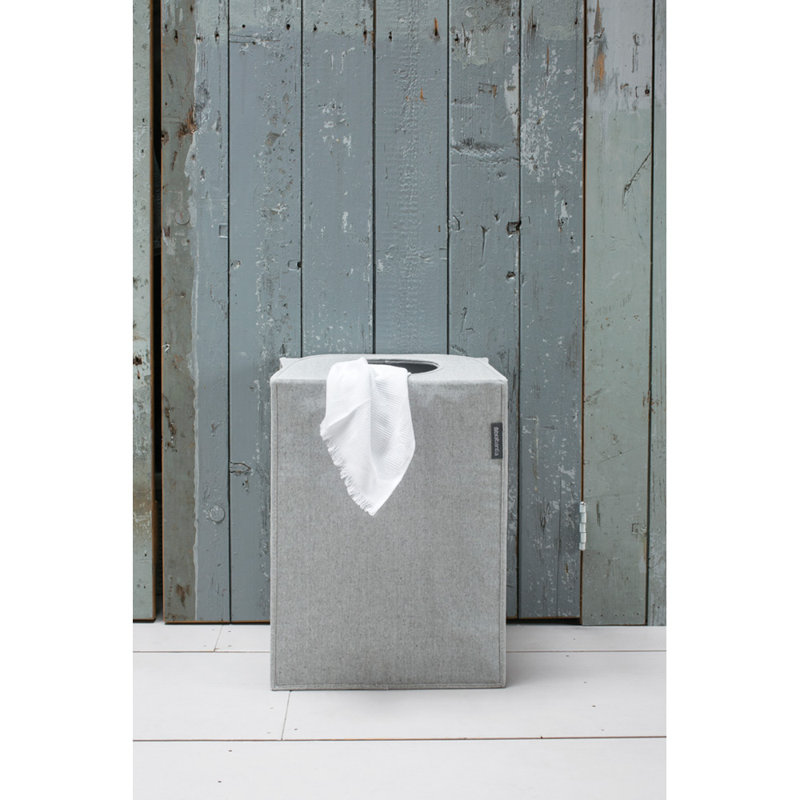 Panier à linge pliable 14,5 gallons, gris
