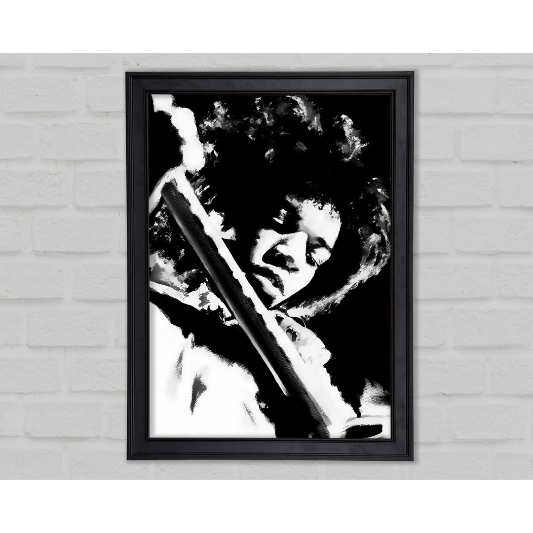 Jimi Hendrix Gitarrenlegende - Druck