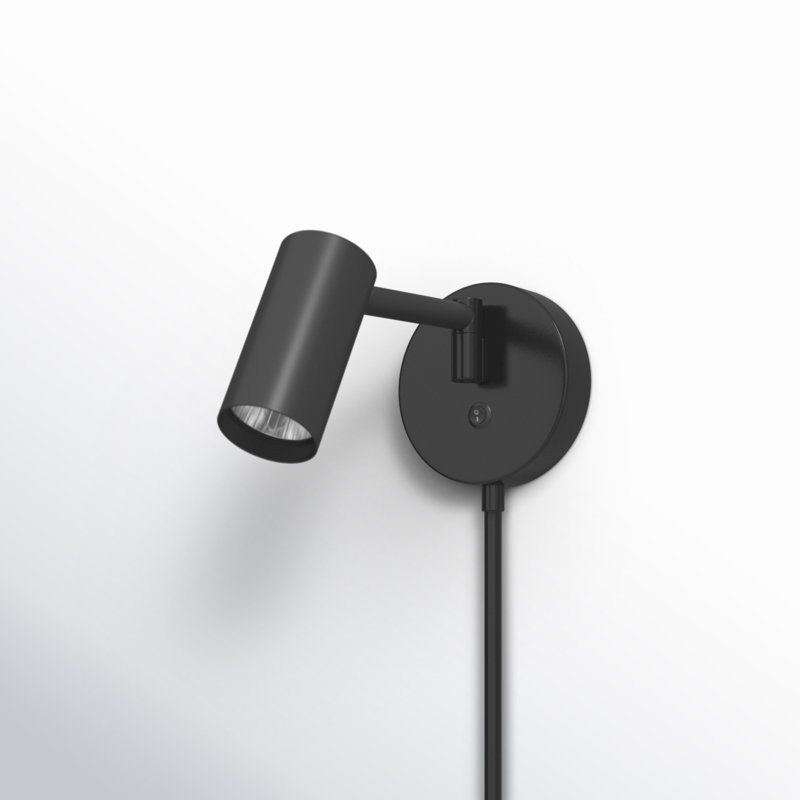 Hatley Plug-in Spotlight/Task, Matte Black