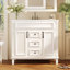 Meuble-lavabo moderne 36 po avec lavabo supérieur-106912751