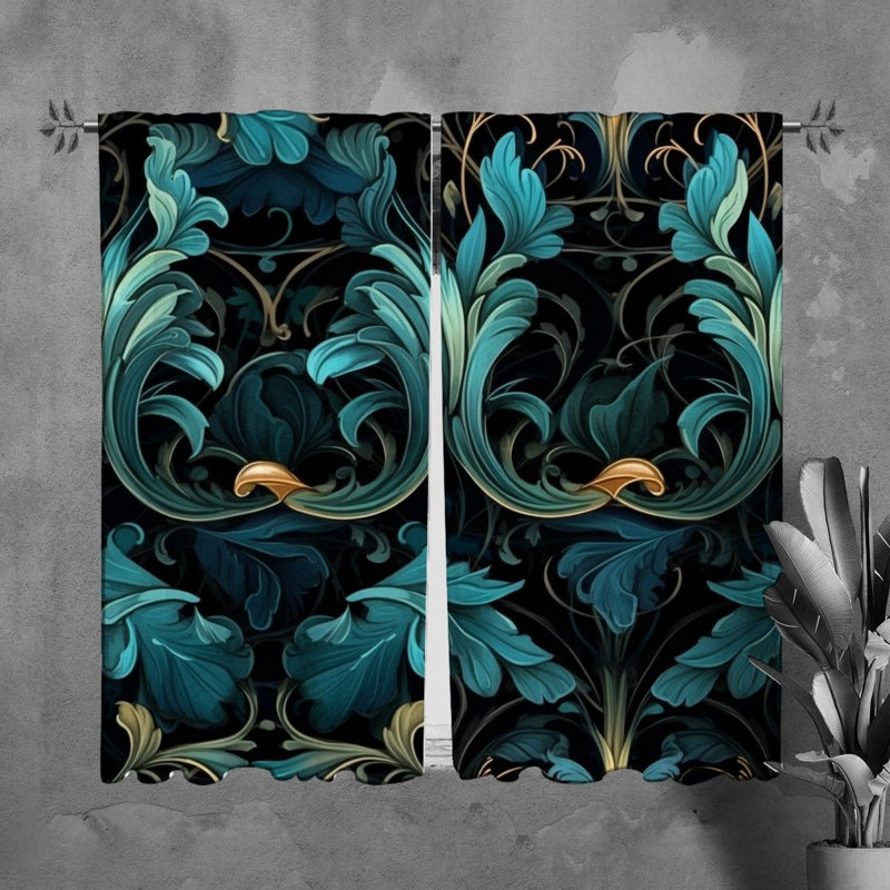 Paire de rideaux obscurcissant en polyester Vitto, L 20 po x L 82 po
