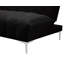 Camille Chaise Longue Daybed in Velvety Fabric-1622781924