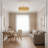 Hayley 6-Light Gold Leaf Pendant Light