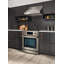 Hotte murale 30 pouces 1000 CFM en acier inoxydable