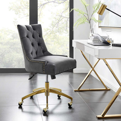 Regent Tufted Fabric Office Chair