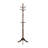 Dark Brown Finish Classic Coat Rack Solid Wood-1676723637