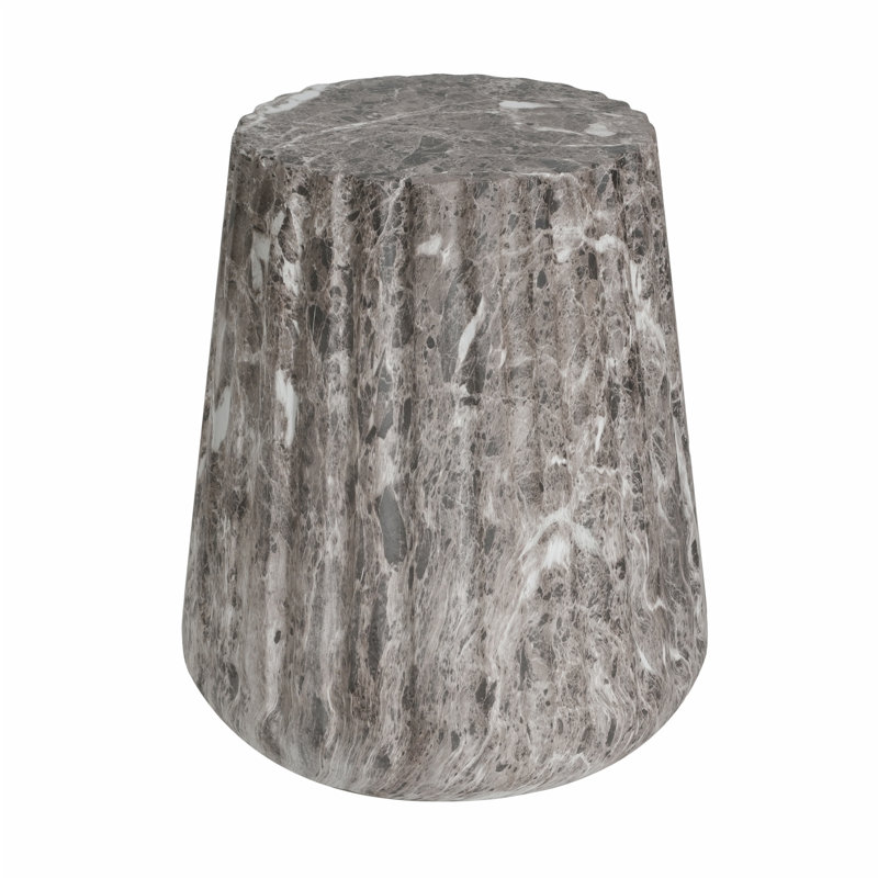 Table d'appoint d'extérieur Cleme, Brun