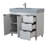 Binzel 39'' Single Bathroom Vanity with Composite Granite Top-1719440669-1719440671