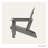 Folding Adirondack Chair in Grey-152380795