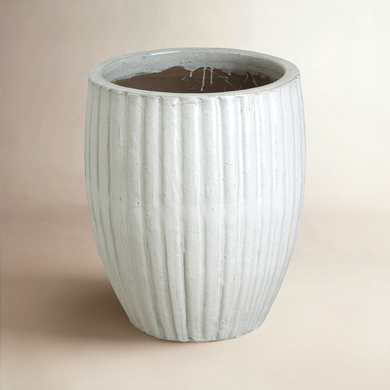 Pandro Handmade Ceramic Planter, 25" H x 21" W x 21" D