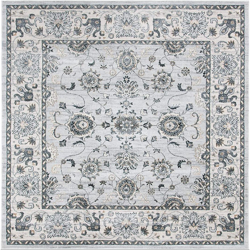 Aba Performance Oriental Rug, Square 6'7"