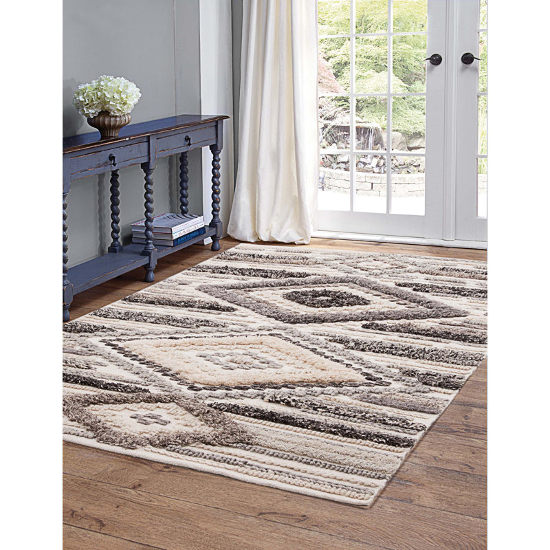Soraida Hand Braided Cotton Geometric Rug