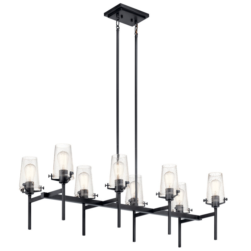 8 - Light Kitchen Island Pendant, Black