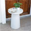Petite table de bout, table d'appoint ronde pour l'intérieur et l'extérieur