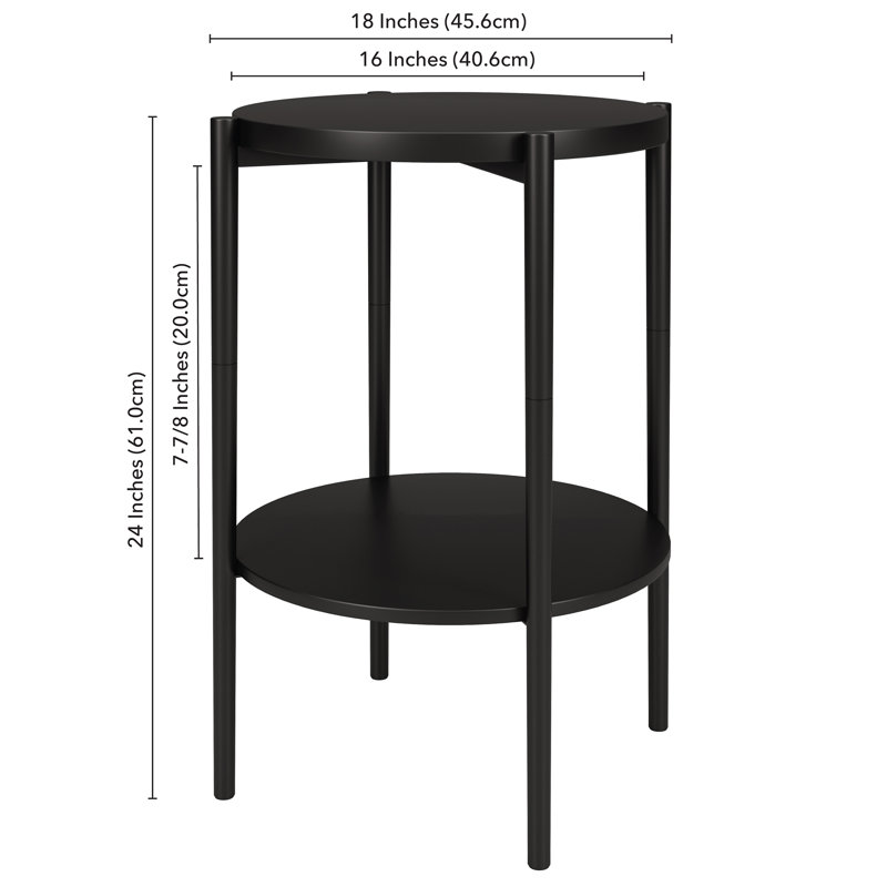Wayne Frame End Table with Storage