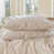 Tannish Linen Gray& White Classic Stripes