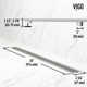 Elan 36" Rectangular Grate Linear Grid Shower Drain