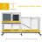 Cheslea Rabbit Hutch with Ramp