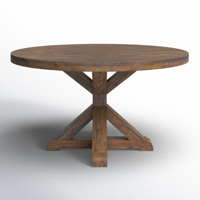 Bianca Round Solid Wood Dining Table