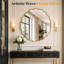 Aluminium Cylinder Wall Overmantel Mirror-800519227