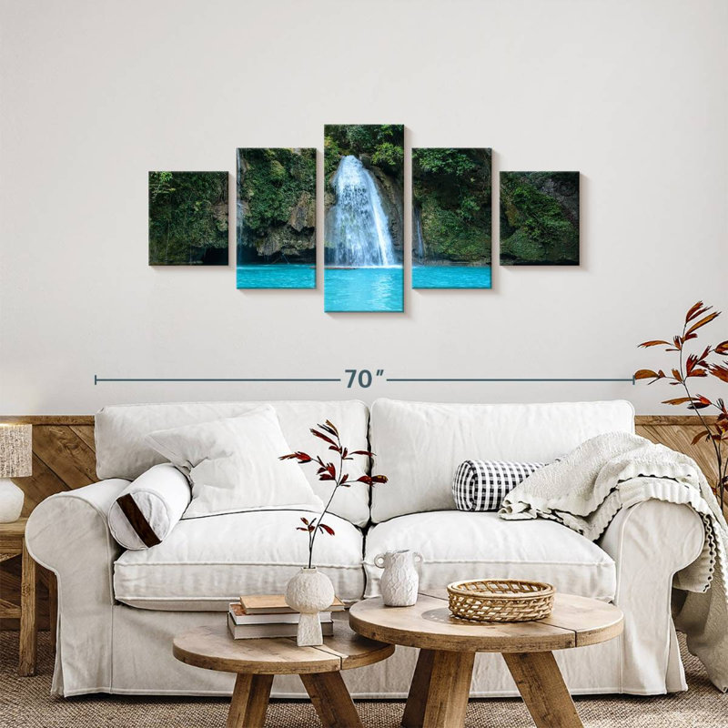 Kawasan Falls, 24" H x 55" W
