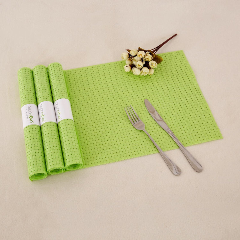Ensemble de napperons 4 pièces, Vert