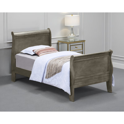 Roskilde Grey Twin Sleigh Bed